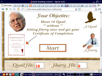 Highlight for Album: Snarky the Quail Hunter